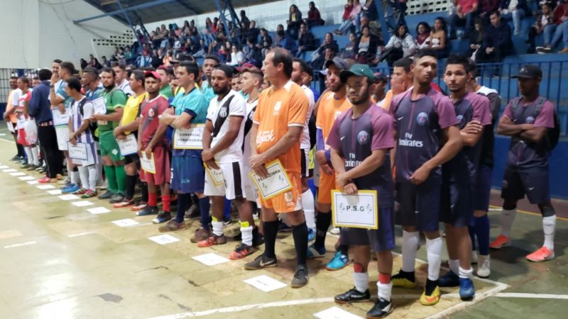 Prefeitura realiza abertura do XXIX Campeonato de Futsal Galo Branco e IV Copa de Futsal Feminino.